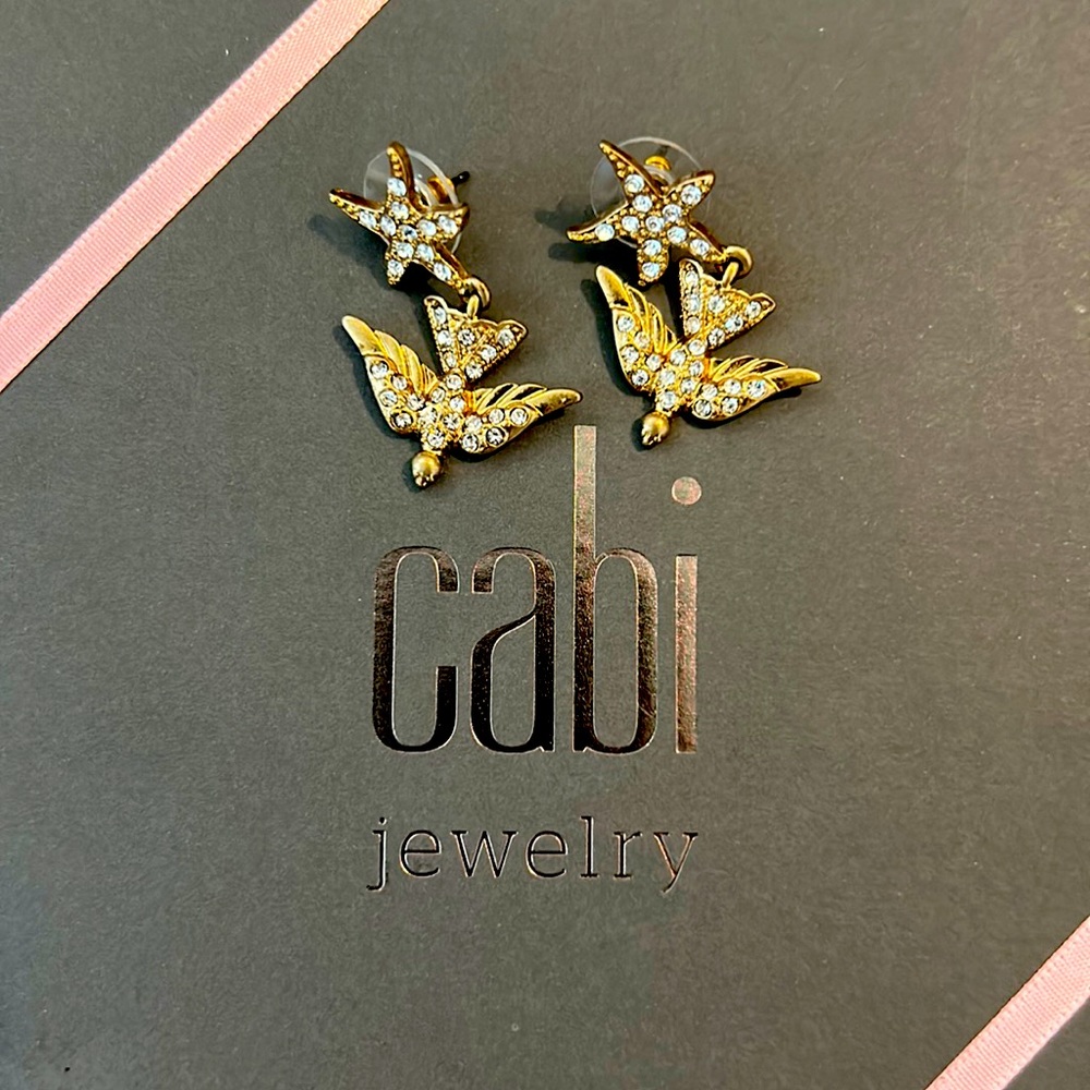 Brand New CAbi bird earrings